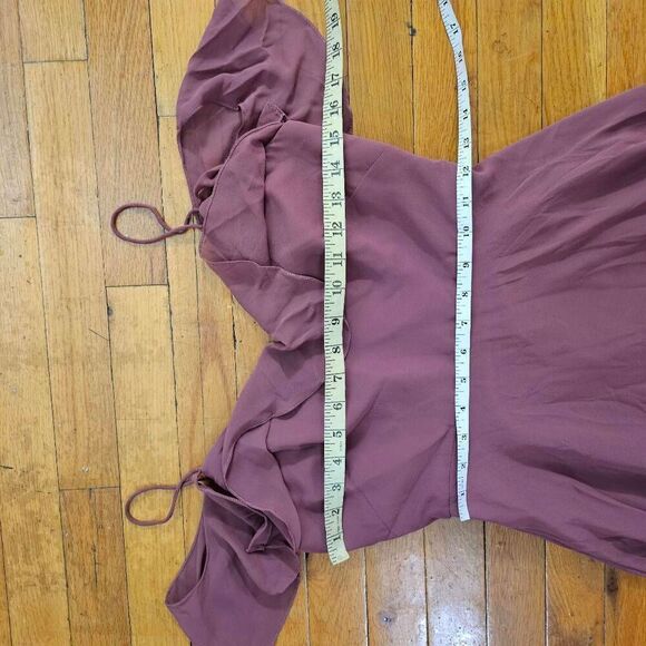 Anthropologie Jenny Yoo Mila Dress Cold Shoulder Maxi Gown Size 2 - Picture 5 of 10